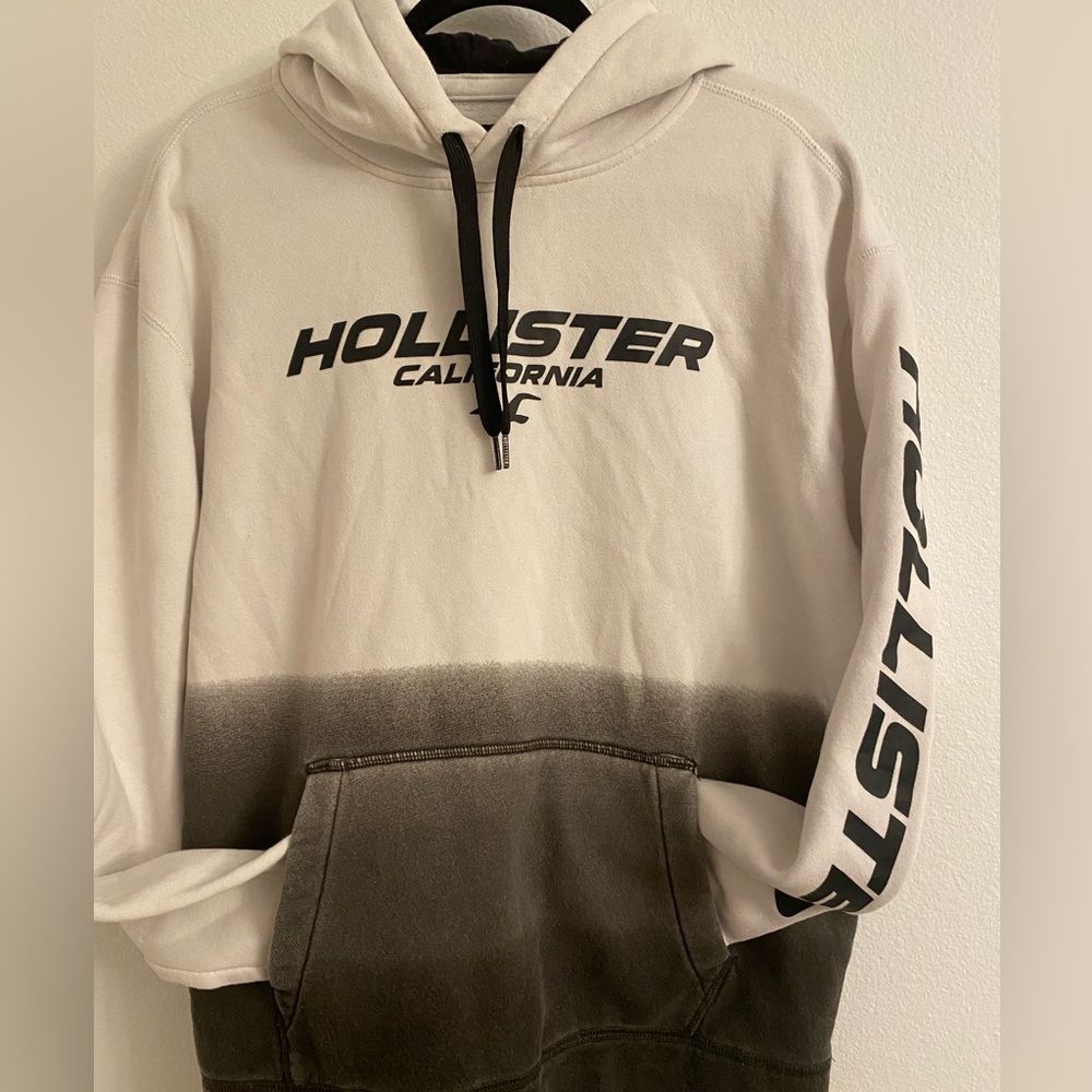 Hollister Sweatshirt- White, black, grey